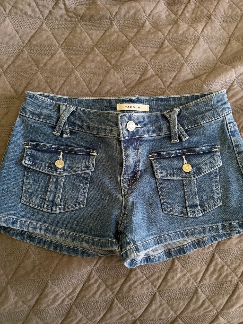 PACSUN Denim Low rise Shorts